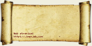 Jana Vićentijević vizit kartica